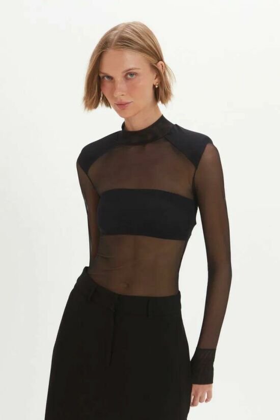 Imagem de Body Manu Preto Le Blog